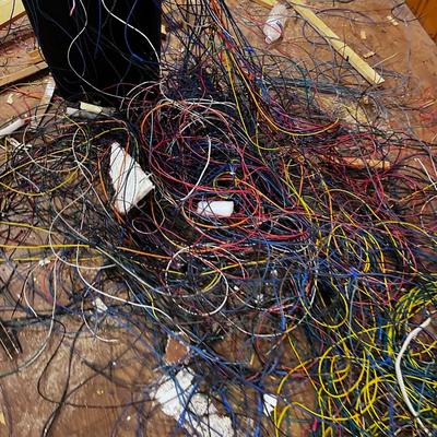 Tub of Scrap Wire 20 Pounds Plus