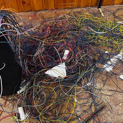 Tub of Scrap Wire 20 Pounds Plus