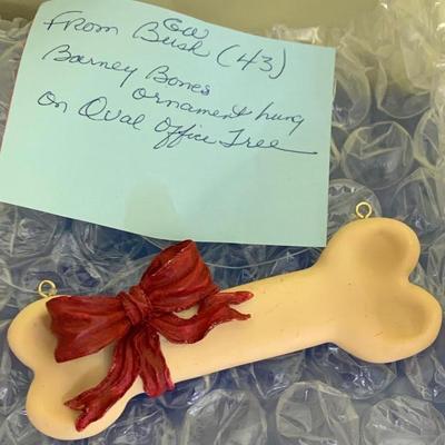 Bushâ€™s Dog Barneyâ€™s Bones From White House Christmas Tree