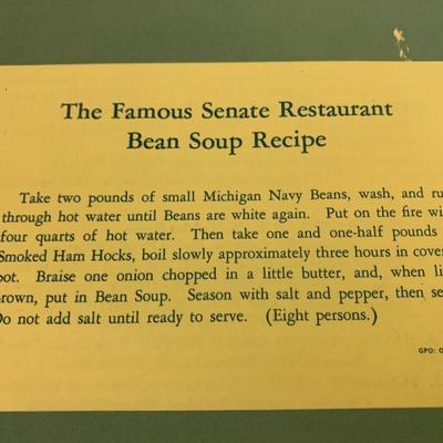 1965 Untied States Senate Menu