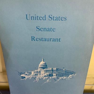 1965 Untied States Senate Menu