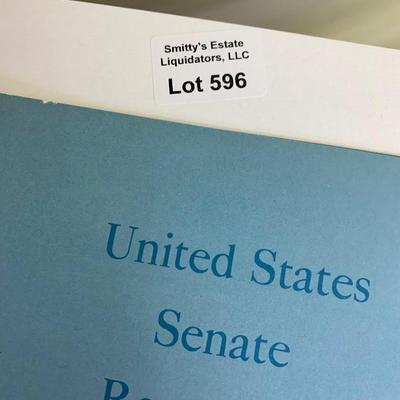 1965 Untied States Senate Menu