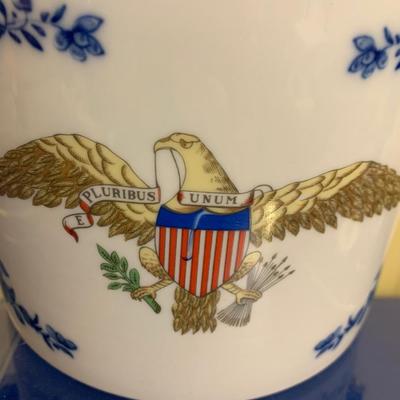 Large State Department Commissioned Mottahedeh Porcelain Planter