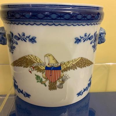 Large State Department Commissioned Mottahedeh Porcelain Planter