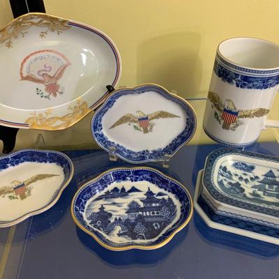 Commissioned Mottaheteh Porcelain Decorative China Lot