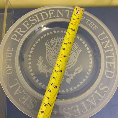 Presidential Seal Etched Plate