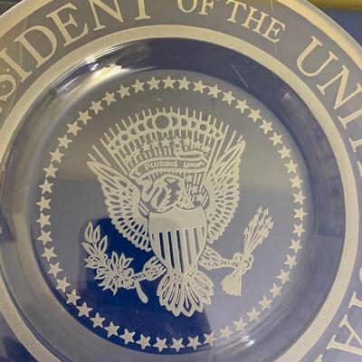 Presidential Seal Etched Plate