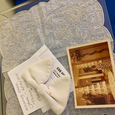 Table Lace Decoration From Tricia Nixon White House Wedding & Estate Bow Tie