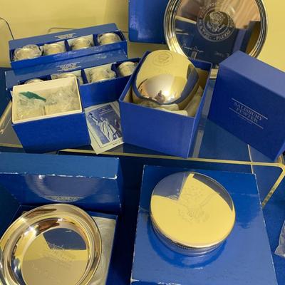 Large White House Pewter Lot Salisbury Steiff