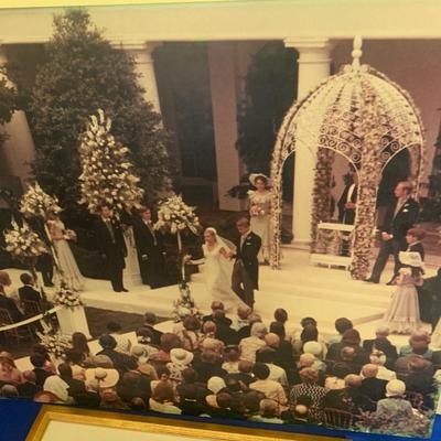 Tricia Nixon Wedding Memorabilia Signed Note Photos Staff Planning Memos Life Magazine