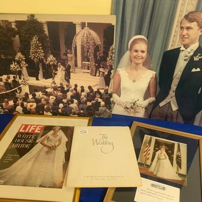 Tricia Nixon Wedding Memorabilia Signed Note Photos Staff Planning Memos Life Magazine