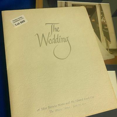 Tricia Nixon Wedding Memorabilia Signed Note Photos Staff Planning Memos Life Magazine