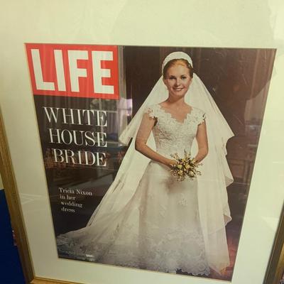 Tricia Nixon Wedding Memorabilia Signed Note Photos Staff Planning Memos Life Magazine