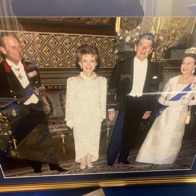 Nancy Reagan Royal Family Photos Lot