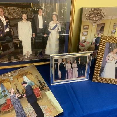 Nancy Reagan Royal Family Photos Lot