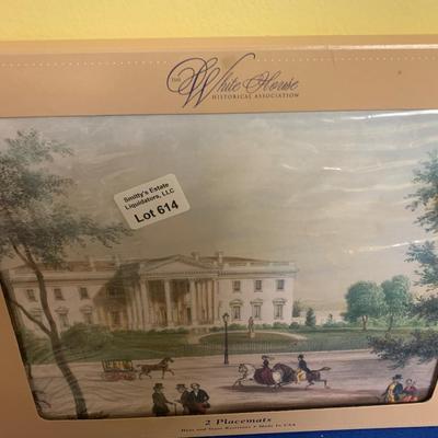 Four White House Hard Placemats - 2 in orig packaging