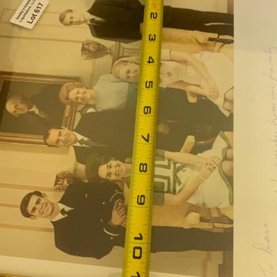 Trish Nixon Wedding Photo Signed