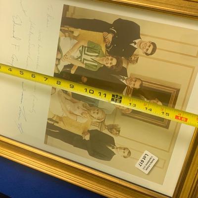Trish Nixon Wedding Photo Signed