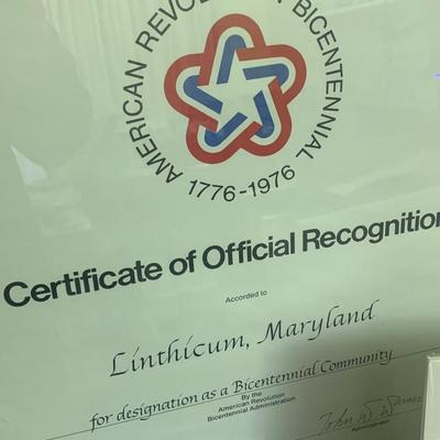 Linthicum Maryland Bicentennial Promos