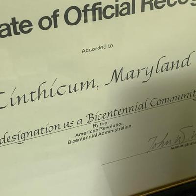 Linthicum Maryland Bicentennial Promos