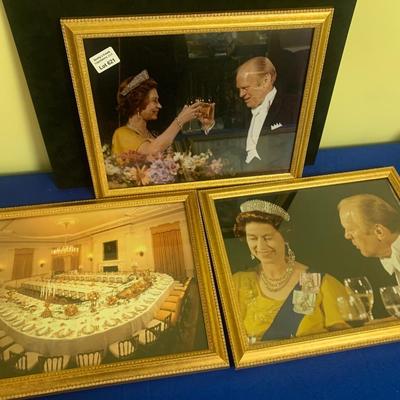 President Gerald Ford Queen Elizabeth Framed Photos Lot