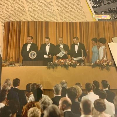 Apollo 11 Astronaut White House Dinner Photos Patches New Clippings Photo Copies
