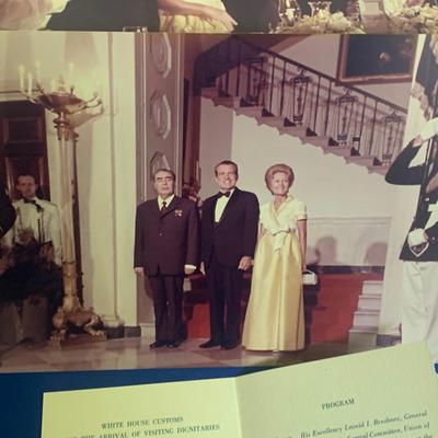 Brezhnev Visit Official White House Photos / Invitations