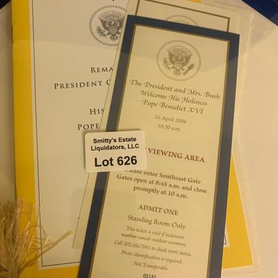 Pope Visit White House Photo & Paperwork