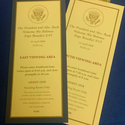 Pope Visit White House Photo & Paperwork