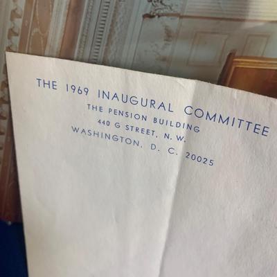 Nixon Inaugural Ball Photos Invites Ect.