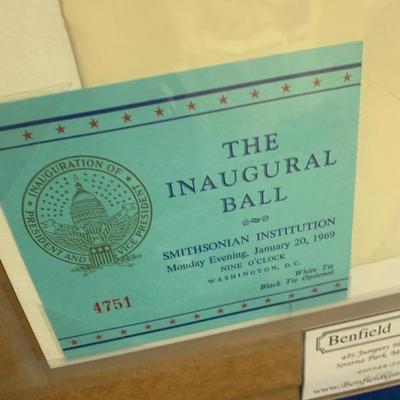 Nixon Inaugural Ball Photos Invites Ect.