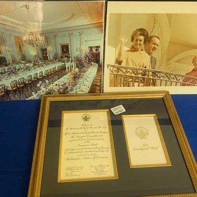 Nixon Inaugural Ball Photos Invites Ect.