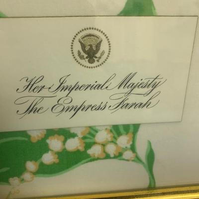 1975 Shah of Iran White House Visit Photos & Invites