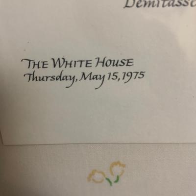 1975 Shah of Iran White House Visit Photos & Invites
