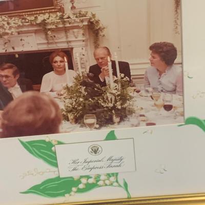 1975 Shah of Iran White House Visit Photos & Invites