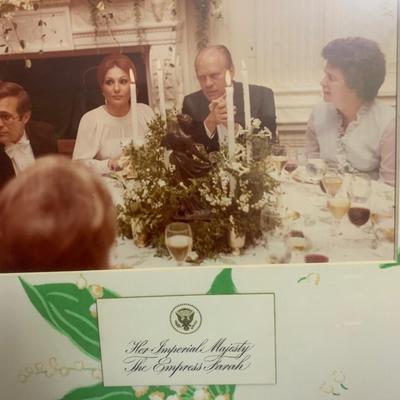 1975 Shah of Iran White House Visit Photos & Invites