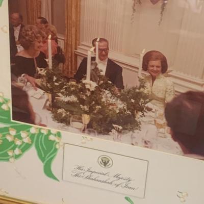 1975 Shah of Iran White House Visit Photos & Invites