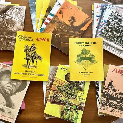 Lot of 69-74 Vietnam Era Armor Magazines