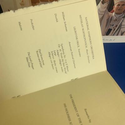 Pope John Paul / President Carter White House Invites / Photos