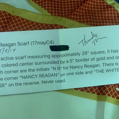 Nancy Reagan White House Scarf