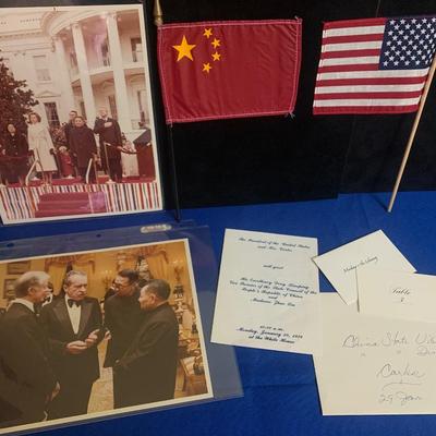 1979 President Nixon China Leaders White House Photo