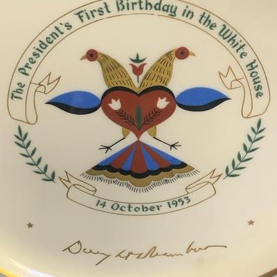 1953 President Eisenhower Castleton China Plate