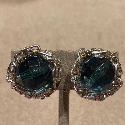 Stunning West Germany clip on earrings