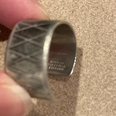 Ring made in Sheffield England