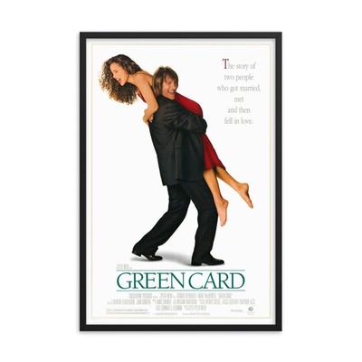 Green Card 1990 REPRINT poster