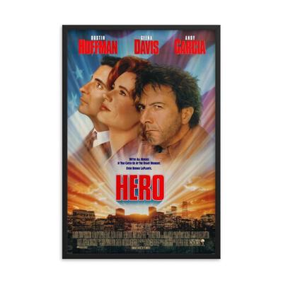 Hero 1992 REPRINT   poster