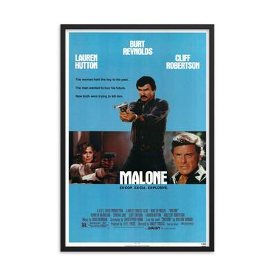 Malone 1987 REPRINT   poster