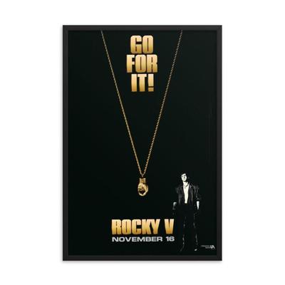 Rocky V 1990 REPRINT   poster