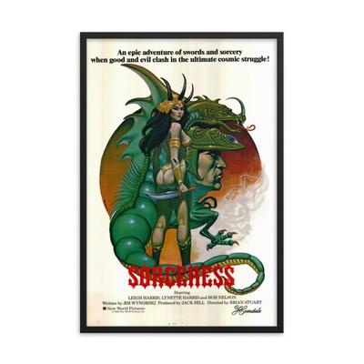 Sorceress 1982 REPRINT   poster