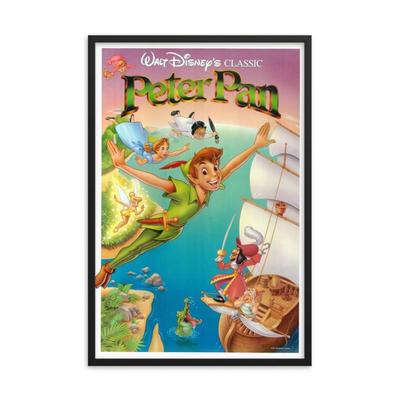 Peter Pan 1989 REPRINT   poster